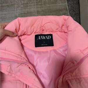 AMND Pink Puffer vest